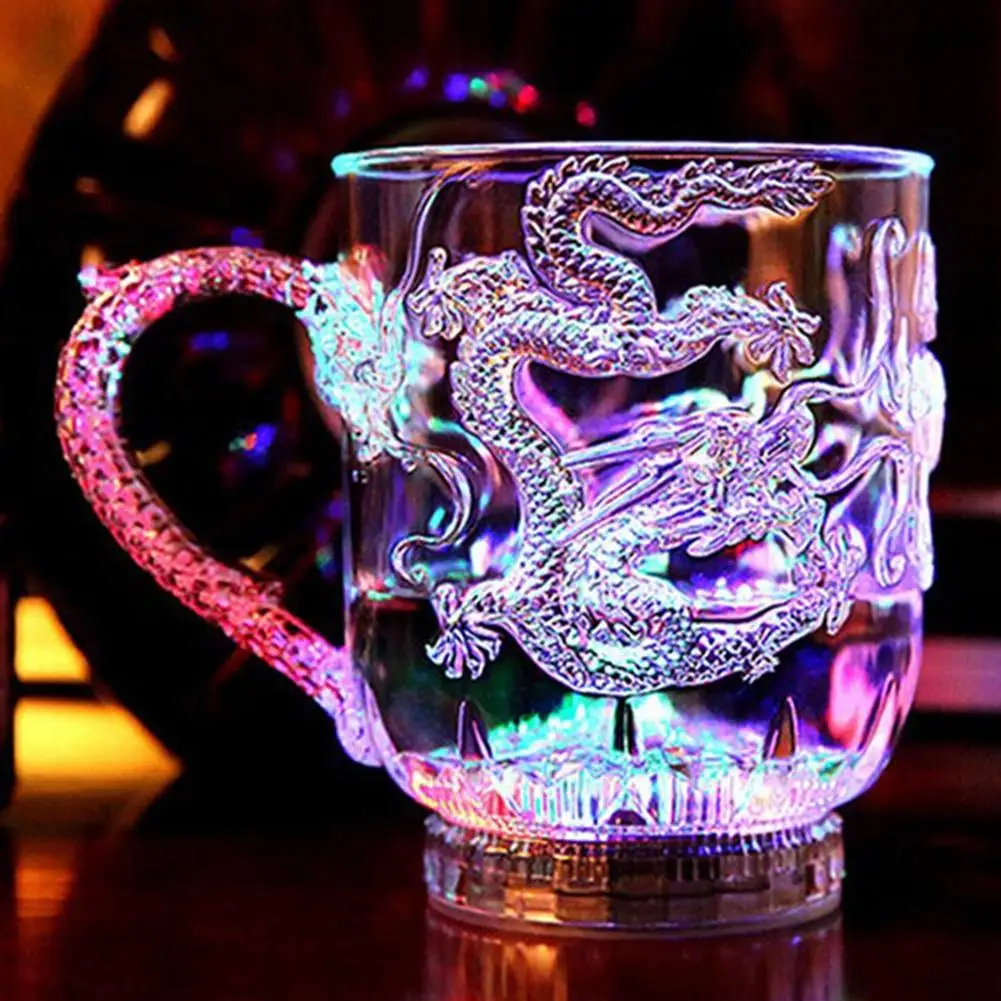 Whisky Beer And Wine - LED Flash Magic Color Changing Dragon