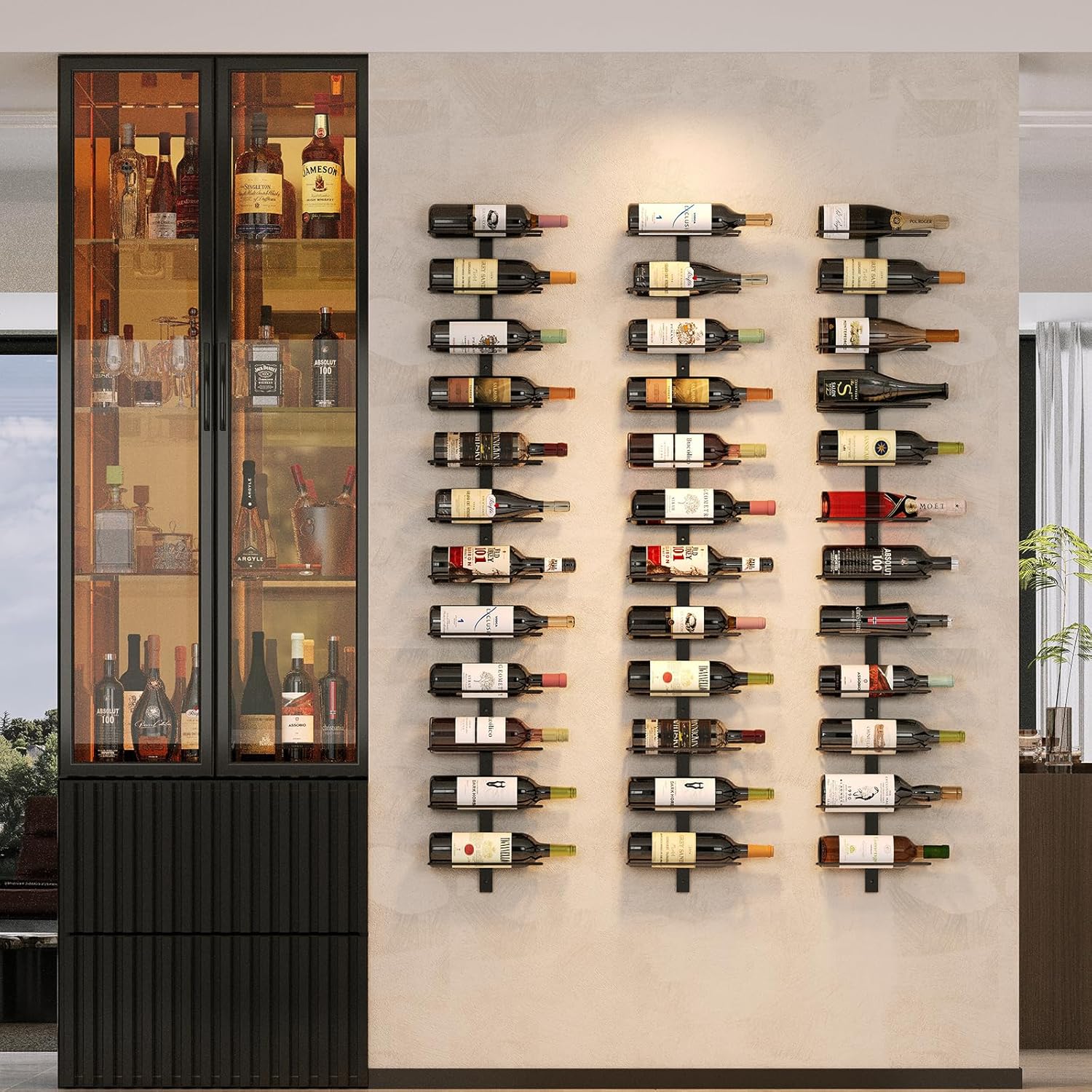 Wine Rack Wall Mount - Modular Wall Mounted Wine Rack Holds