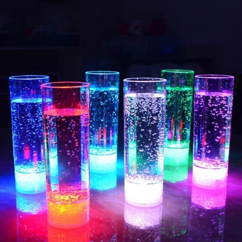 QX2E LED Glowing Cups Acrylic  - Whisky Beer And Wine のレビューと価格