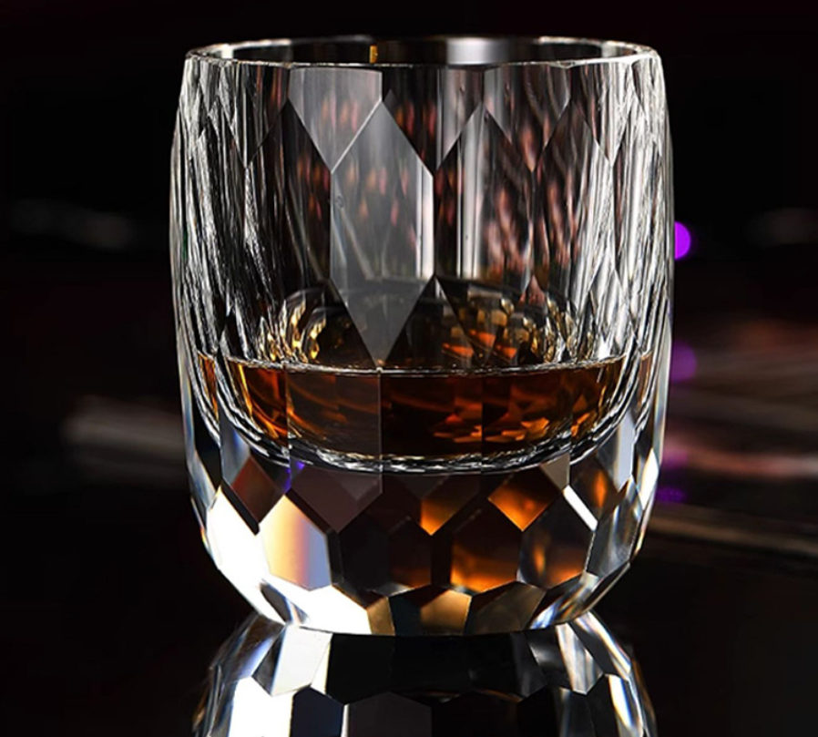 Japanese Handmade Carved Cryst - Whisky Beer And Wine のレビューと価格