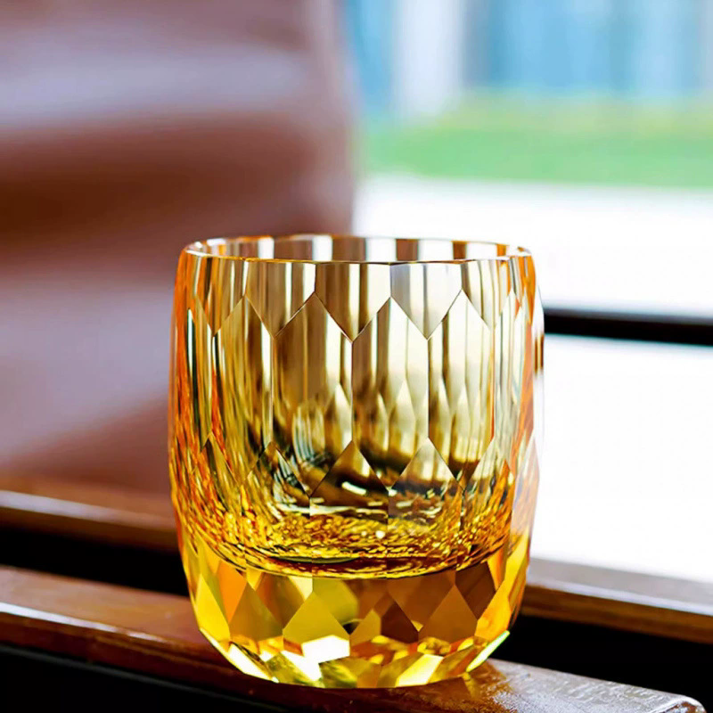 Japanese Handmade Carved Cryst - Whisky Beer And Wine のレビューと価格