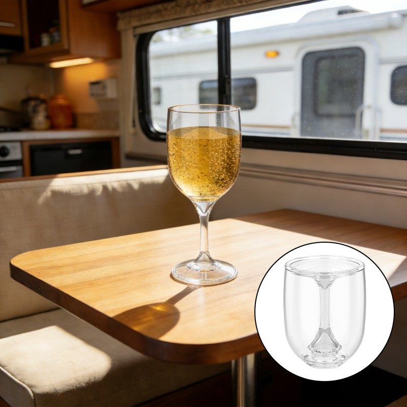 RV Portable Wine Glass Goblet  - Wine & Beer Quito のレビューと価格
