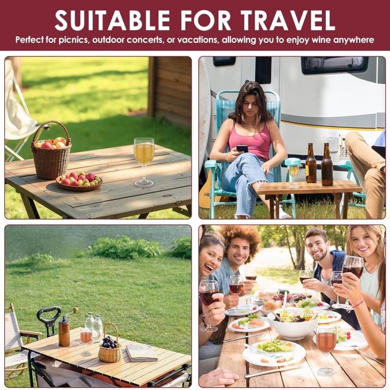 RV Portable Wine Glass Goblet  - Wine & Beer Quito のレビューと価格