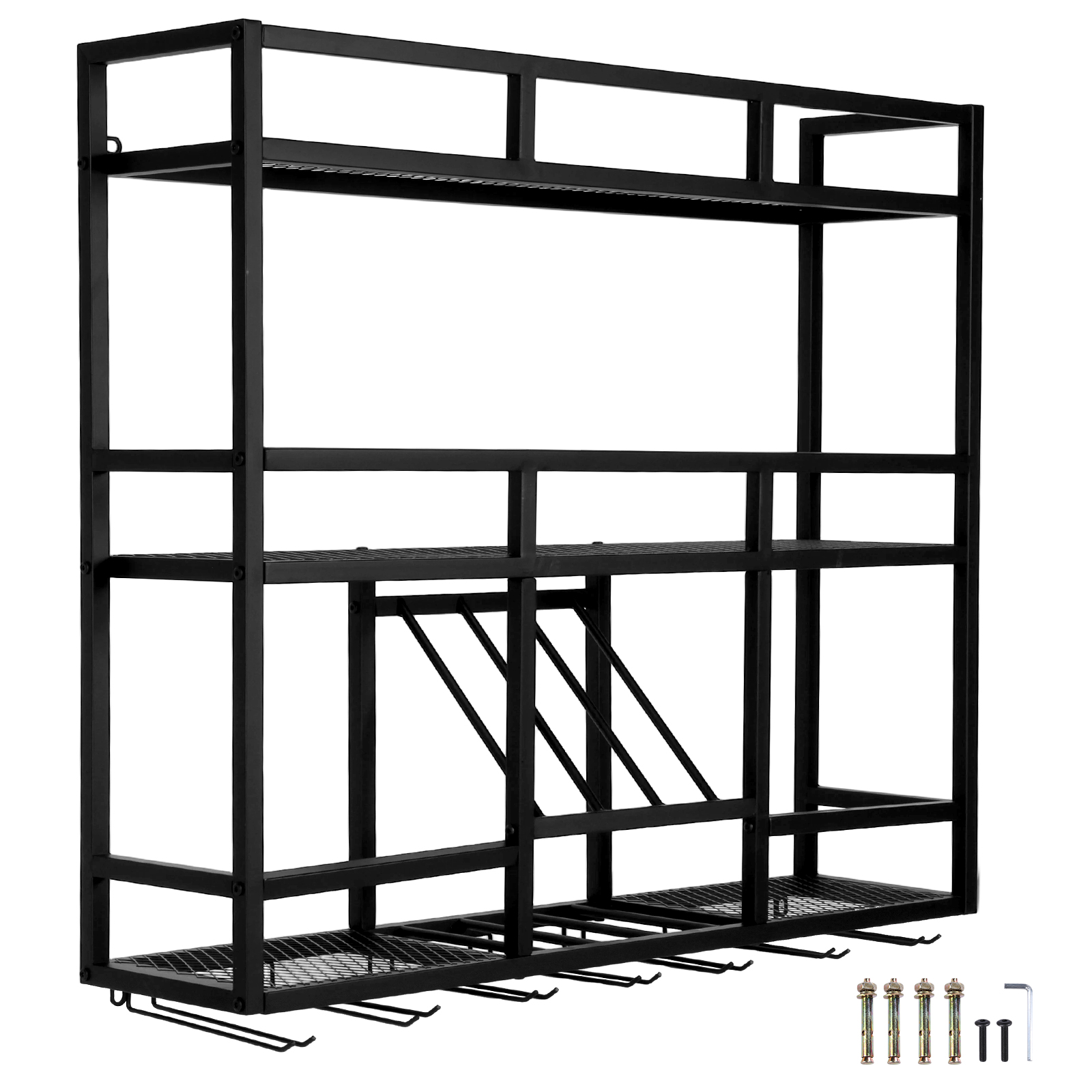 3 Tiers Floating Wine Bottle S - Wine Rack Wall Mount のレビューと価格