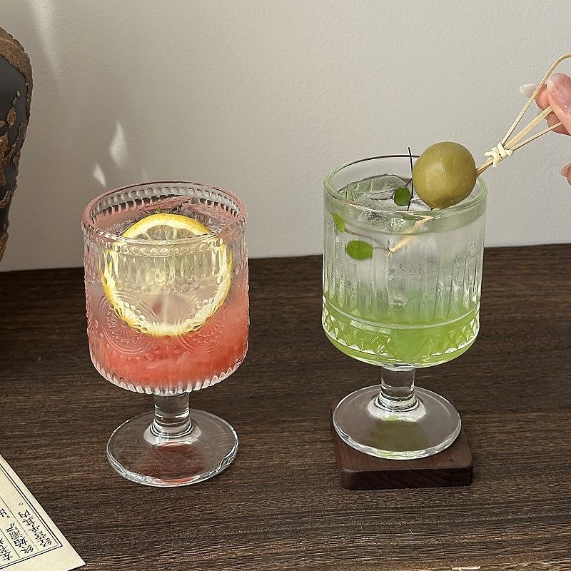 4pcs Set Vintage Embossed Mixe - Wine Beer Mix のレビューと価格