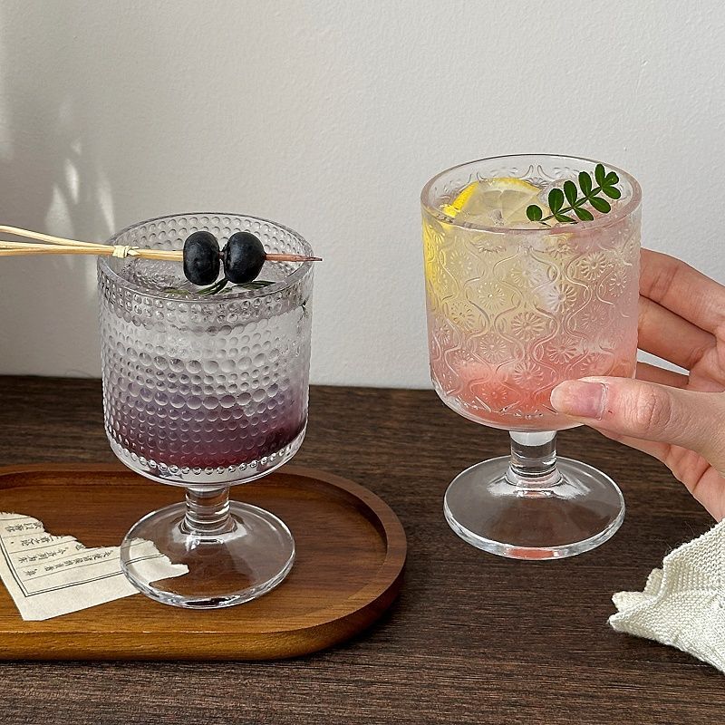 4pcs Set Vintage Embossed Mixe - Wine Beer Mix のレビューと価格