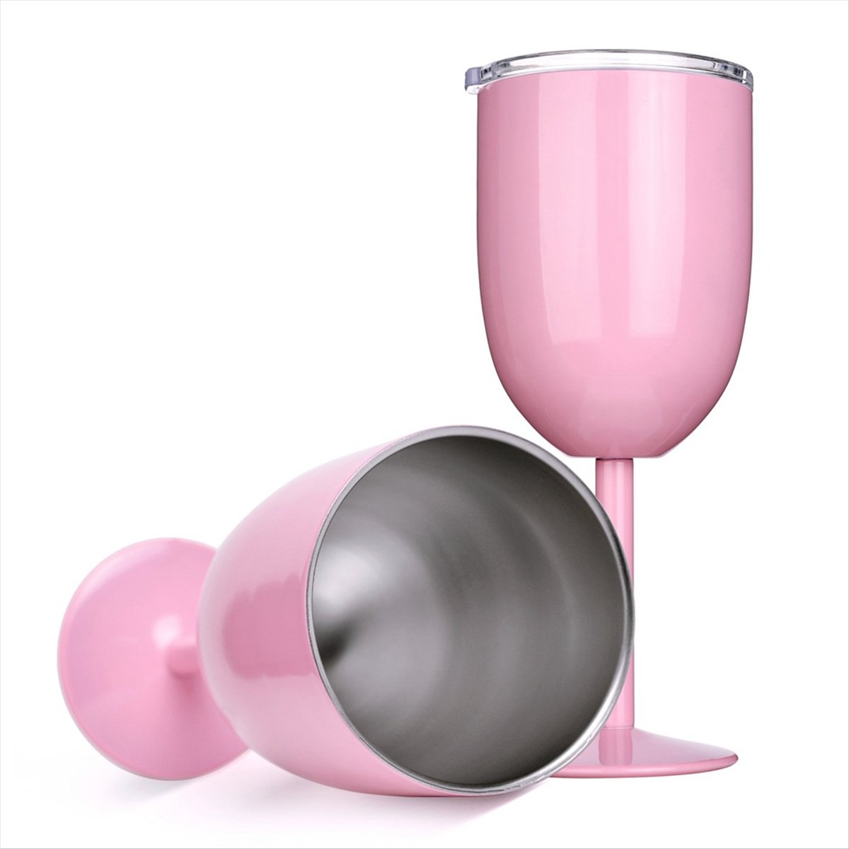 2PCS Insulated Pink Wine Glass - Wine & Beer Quito のレビューと価格