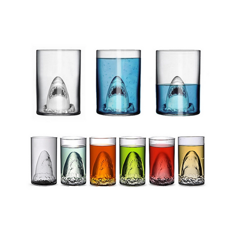 300ml Shark Drinking Double Gl - Whisky Beer And Wine のレビューと価格