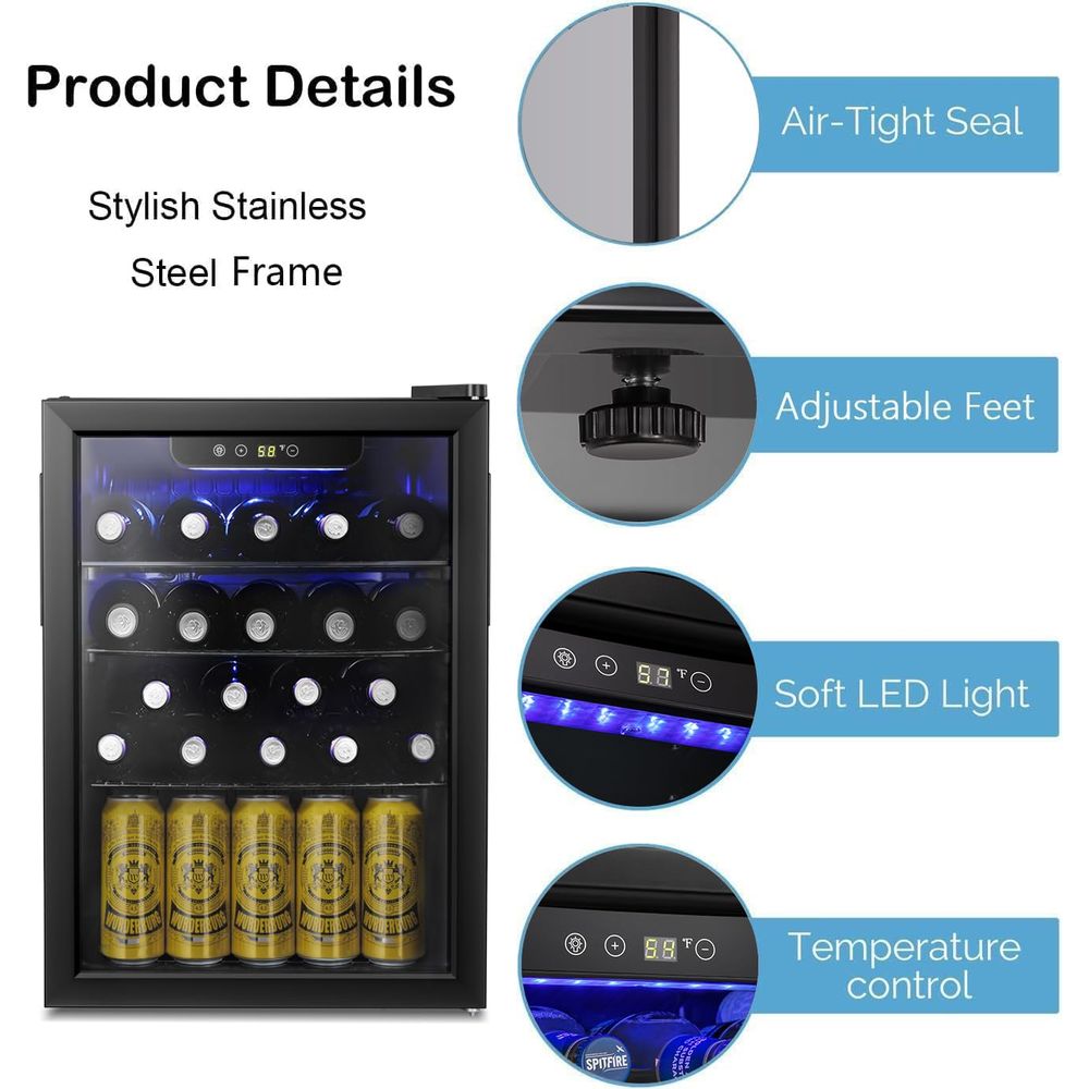 16 Bottle Wine Cooler Cabinet  - Wine Beer Fridge Small のレビューと価格