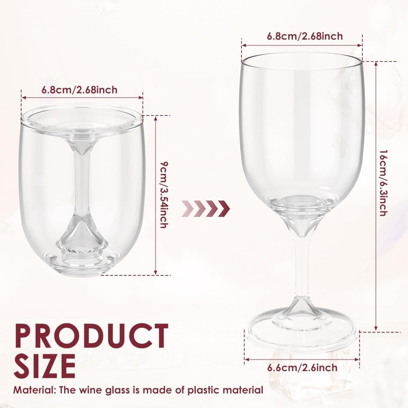 Folding Wine Glass Transparent - Wine & Beer Quito のレビューと価格