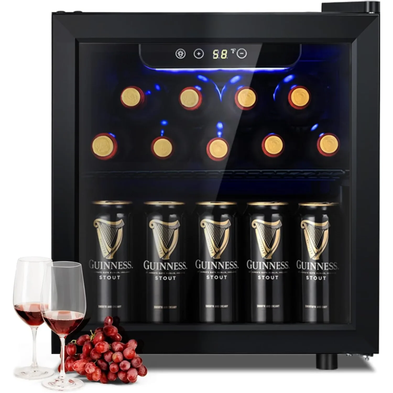 Mini Wine Cooler Fridge - 12 B - Wine Beer Fridge Small のレビューと価格