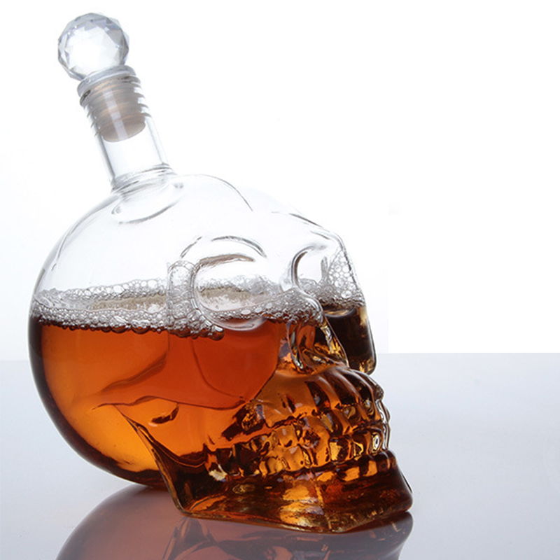 Creative Skull Head Decanter C - Whisky Beer And Wine のレビューと価格