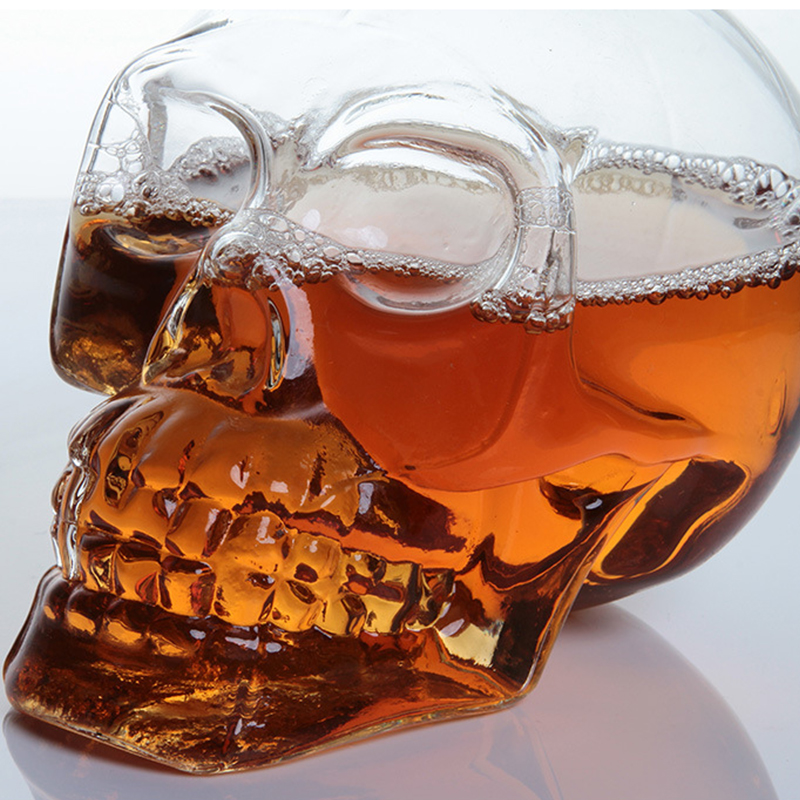 Creative Skull Head Decanter C - Whisky Beer And Wine のレビューと価格
