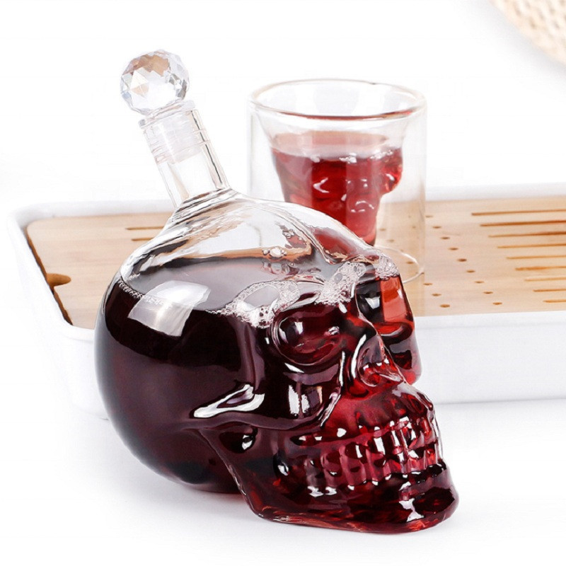 Creative Skull Head Decanter C - Whisky Beer And Wine のレビューと価格