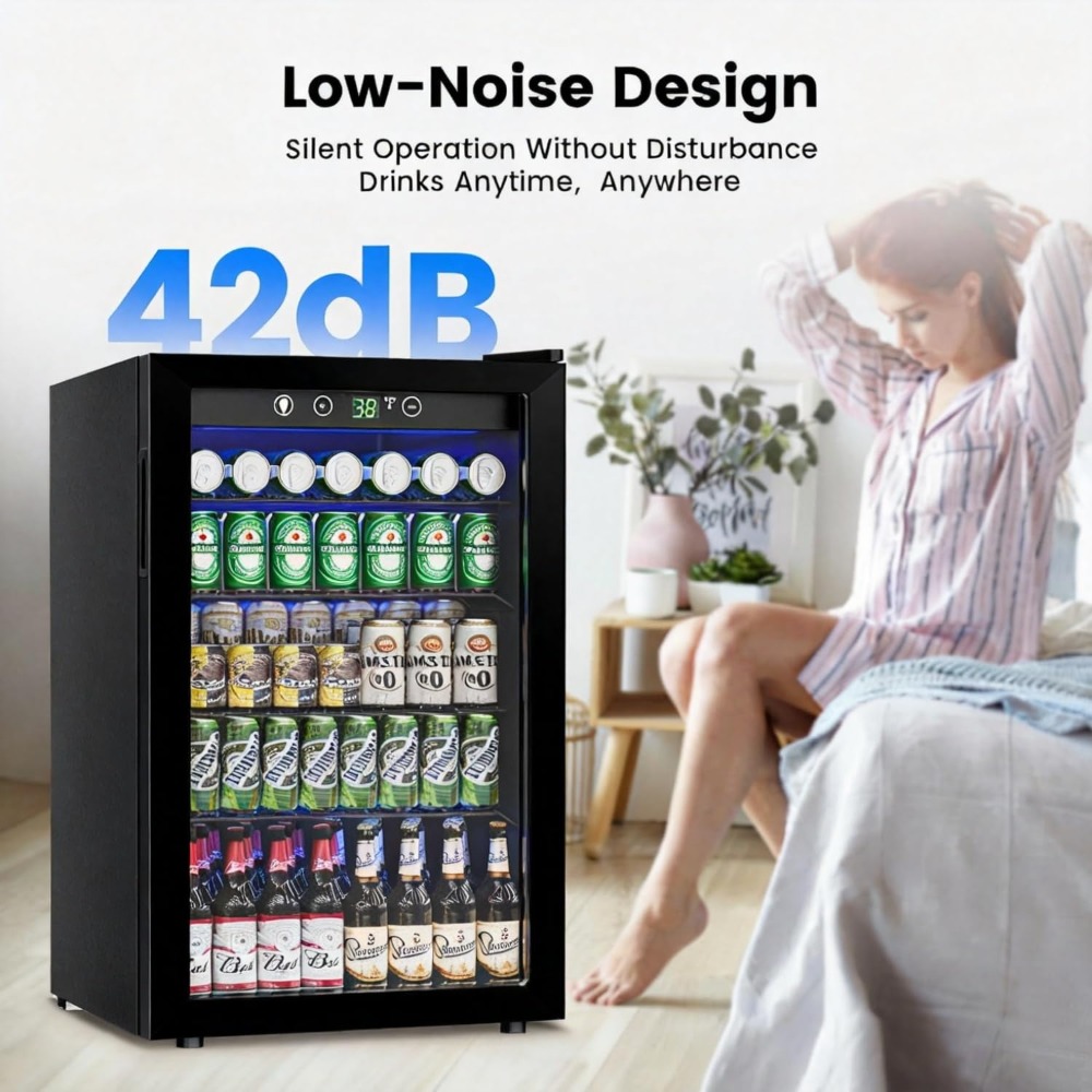 145 Can Beverage Refrigerator  - Wine Beer Fridge Small のレビューと価格