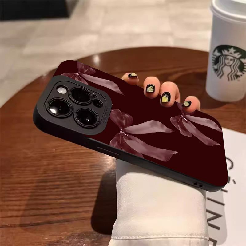Wine Red Bowknot Pattern Soft  - Wine & Beer Quito のレビューと価格