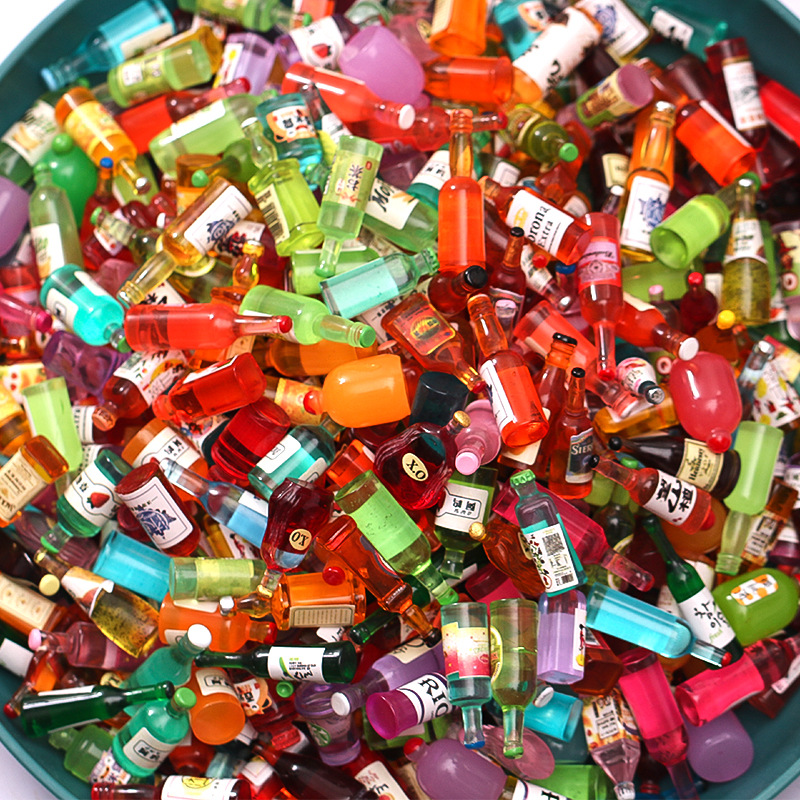 20Pcs Mixed Mini Resin Simulat - Wine Beer Mix のレビューと価格