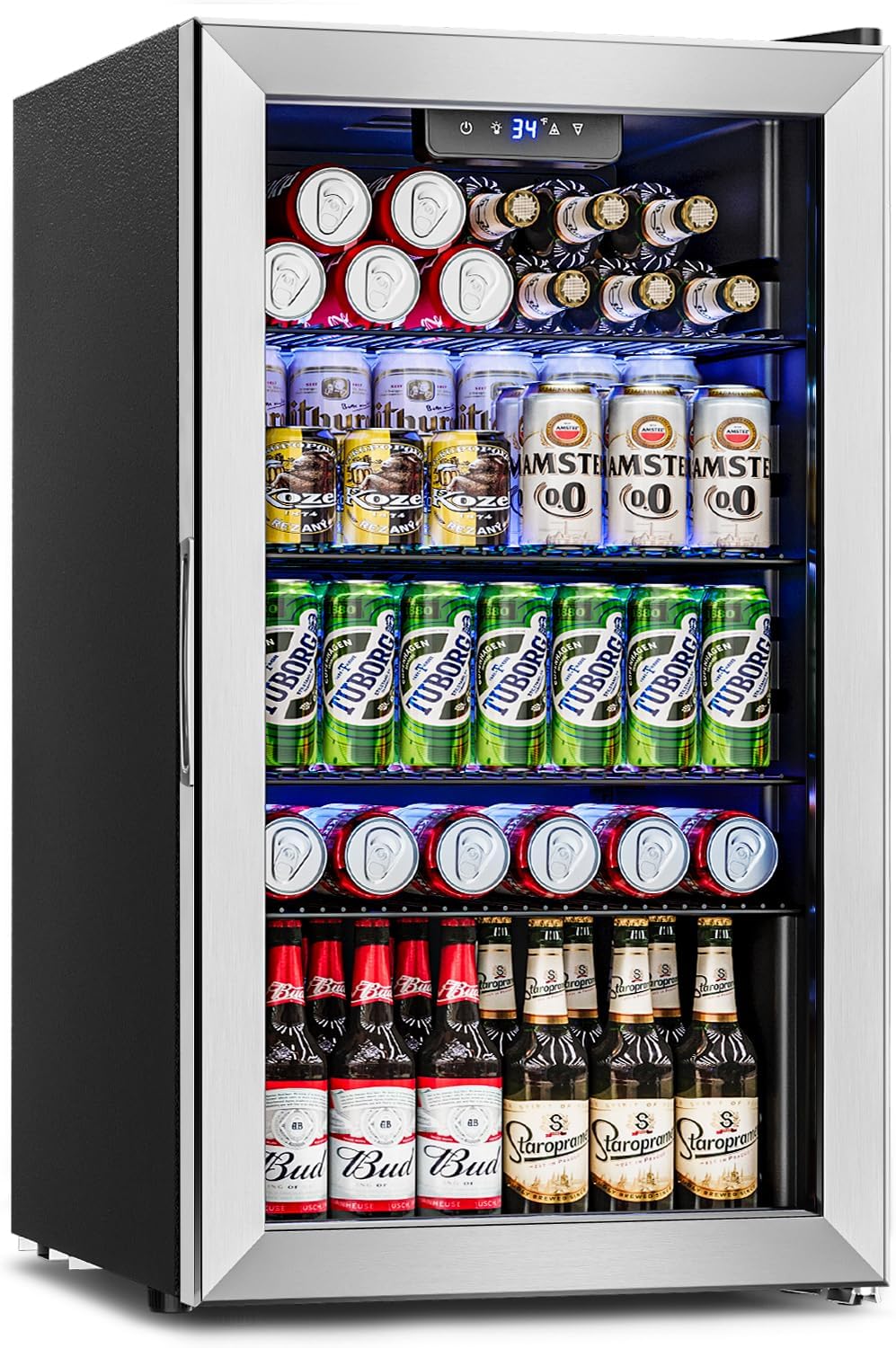 Beverage Refrigerator Cooler - - Wine Beer Fridge Small のレビューと価格