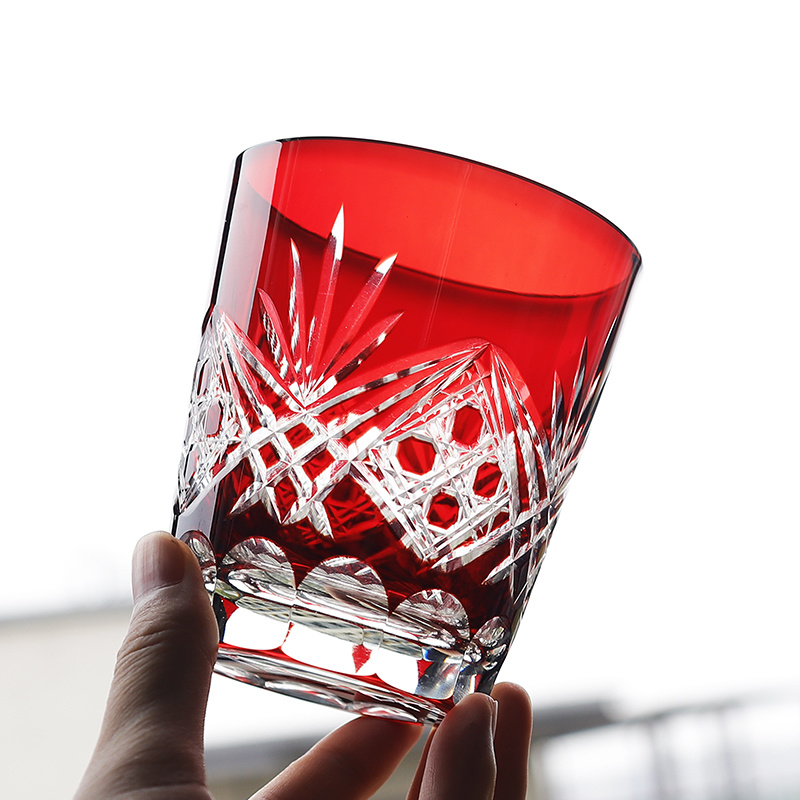Red Edo Crystal Whisky Glass J - Whisky Beer And Wine のレビューと価格