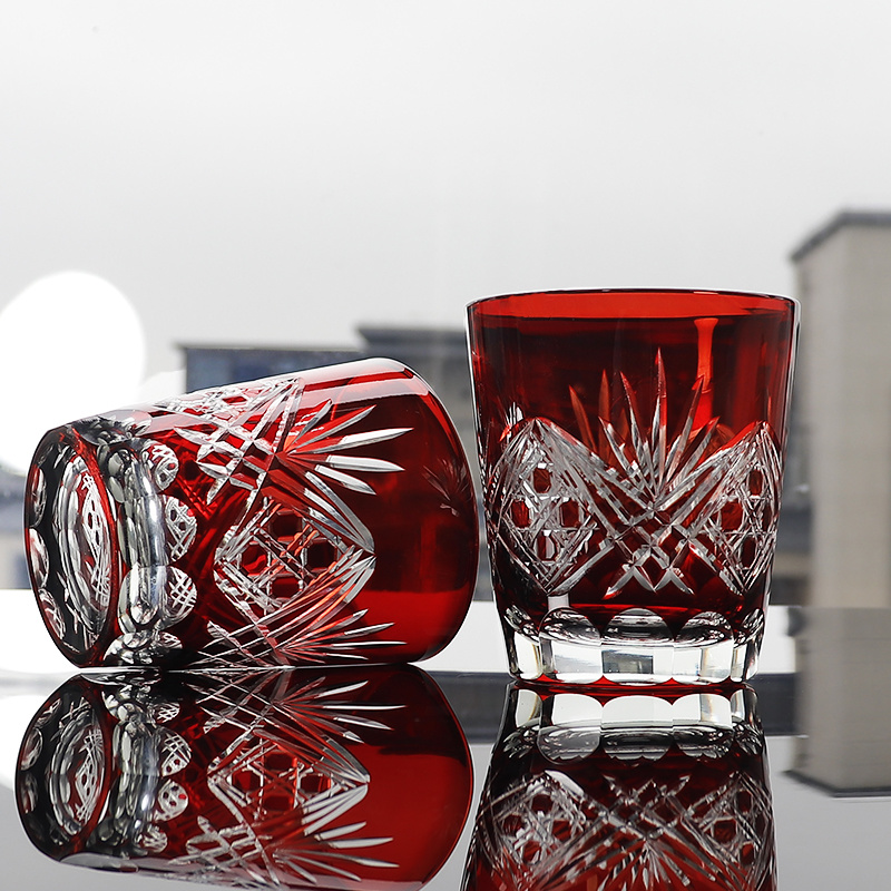 Red Edo Crystal Whisky Glass J - Whisky Beer And Wine のレビューと価格
