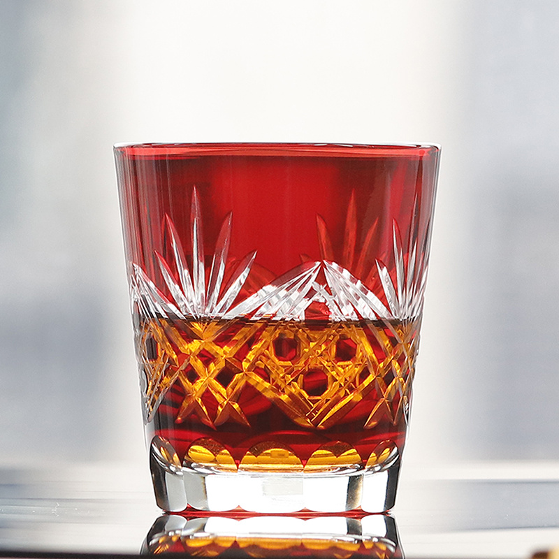 Red Edo Crystal Whisky Glass J - Whisky Beer And Wine のレビューと価格
