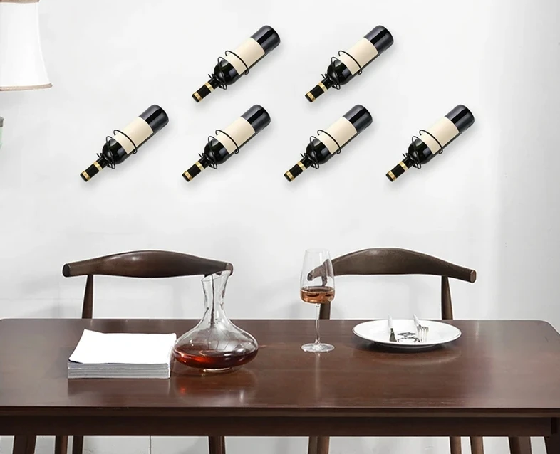 Pack Of 6 Wall Mounted Wine Ra - Wine Rack Wall Mount のレビューと価格