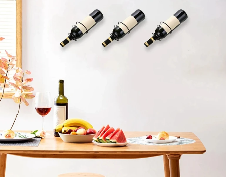 Pack Of 6 Wall Mounted Wine Ra - Wine Rack Wall Mount のレビューと価格