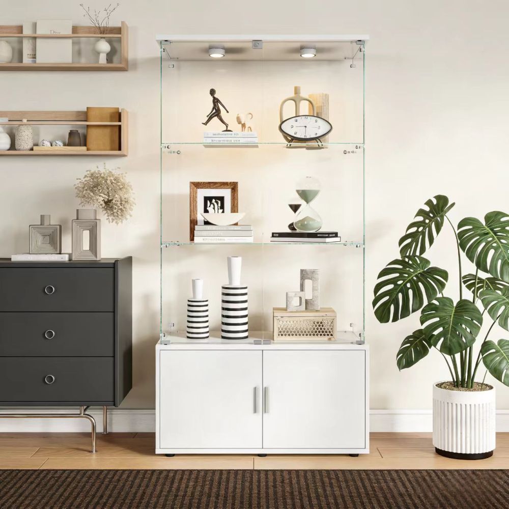 White Double-door 4-Layer Stor - Wine & Beer Quito のレビューと価格