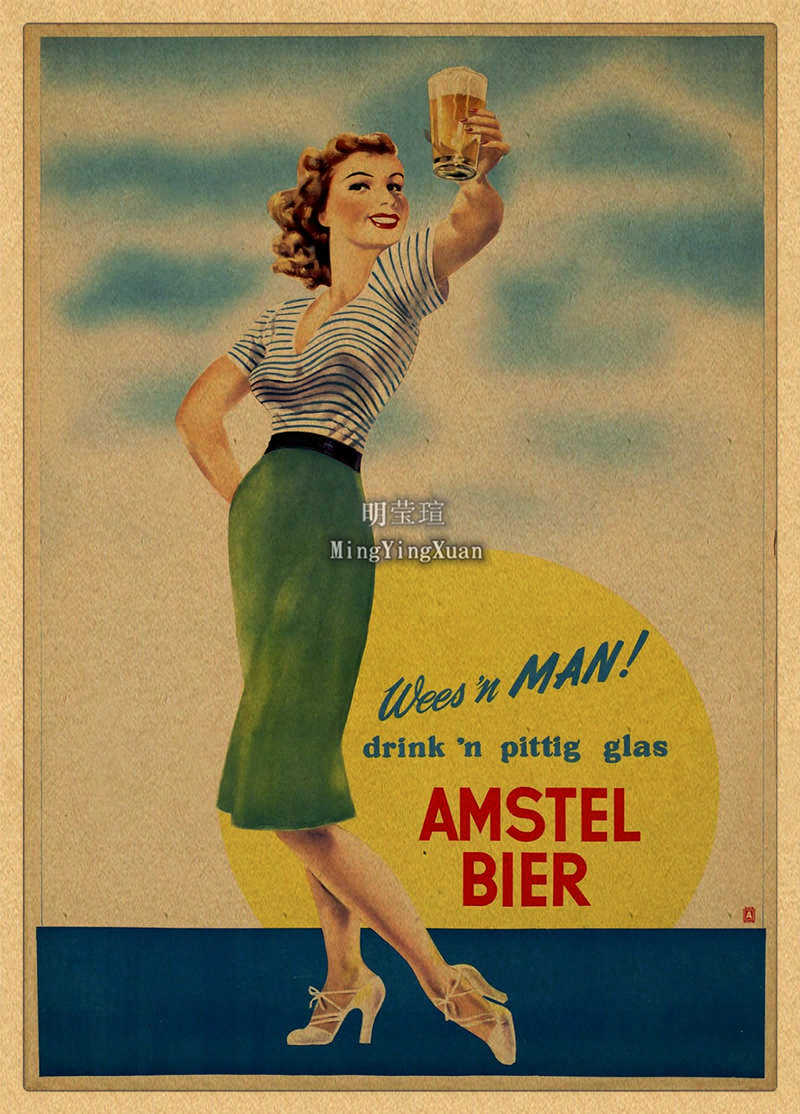 Vintage Beer Wine Drink Chart  - Wine Beer Mix のレビューと価格
