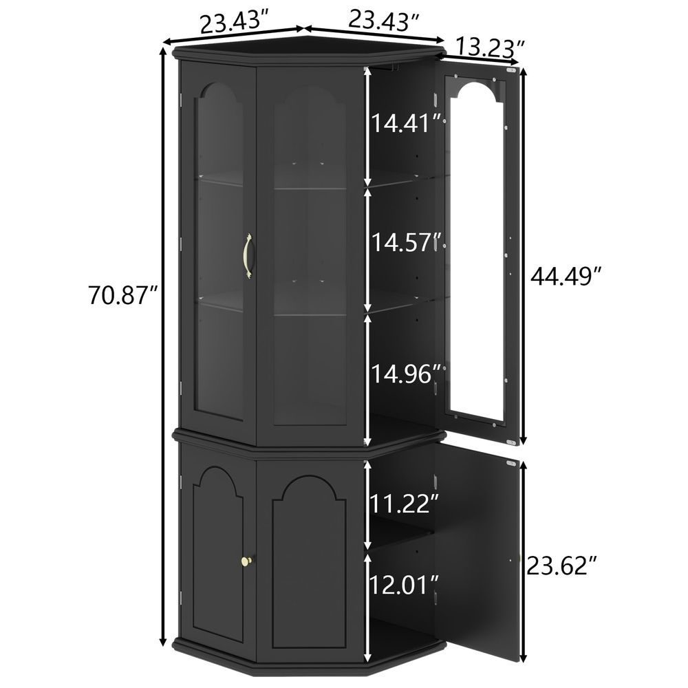 Corner Bar Cabinet w LED Light - Wine & Beer Quito のレビューと価格