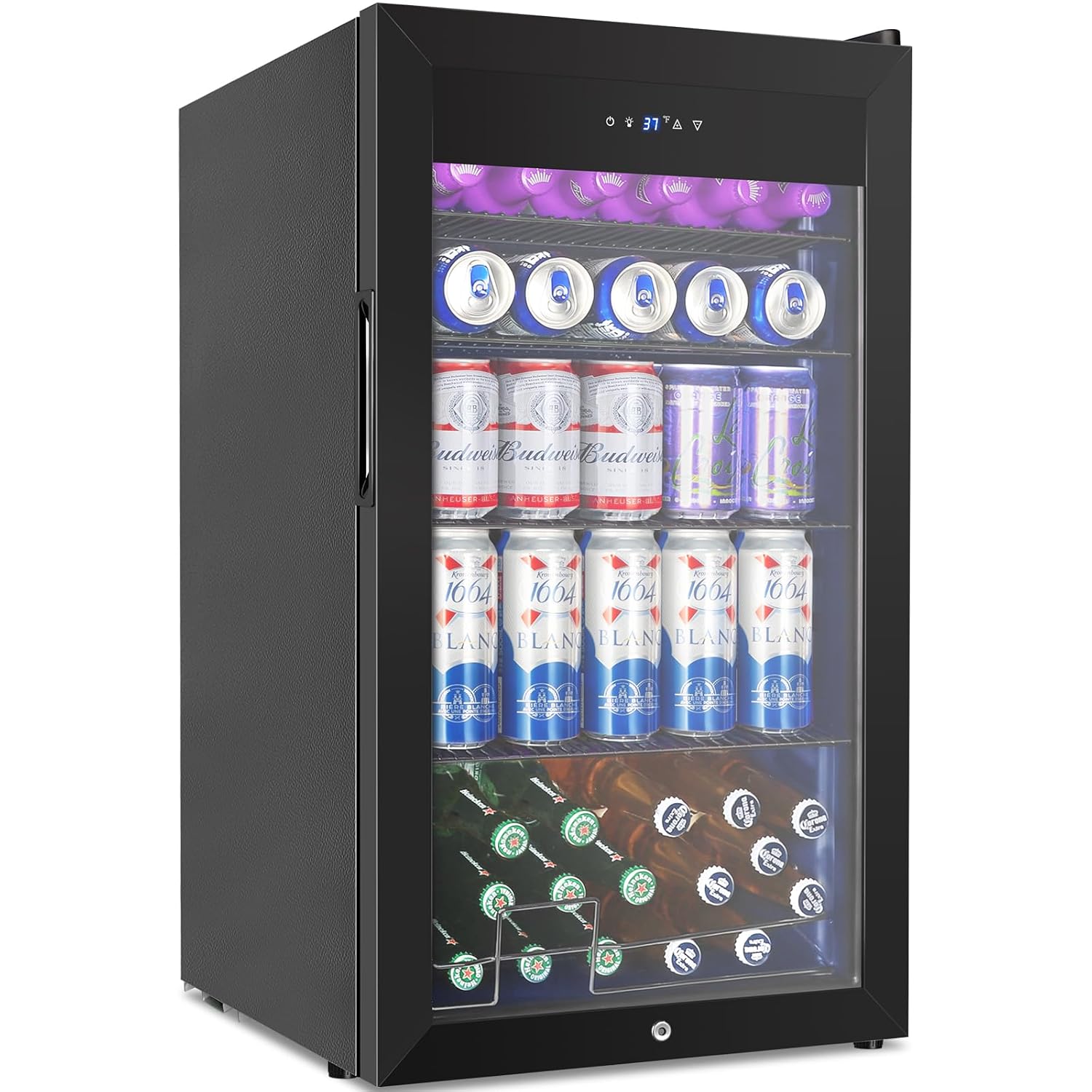 128 Cans Beverage Refrigerator - Wine Beer Fridge Small のレビューと価格